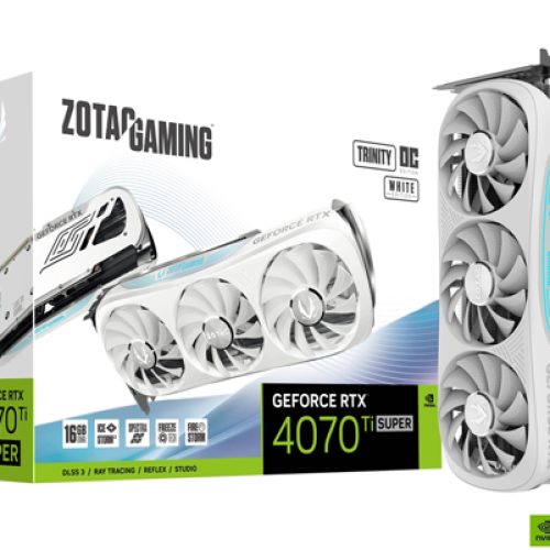 ZOTAC GAMING GeForce RTX 4070 Ti SUPER Trinity OC White Edition 16GB GDDR6X