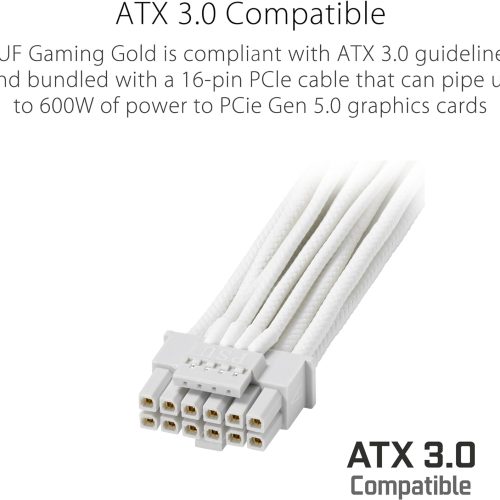  ASUS TUF Gaming 1000W Gold White Edition ATX Power Supply