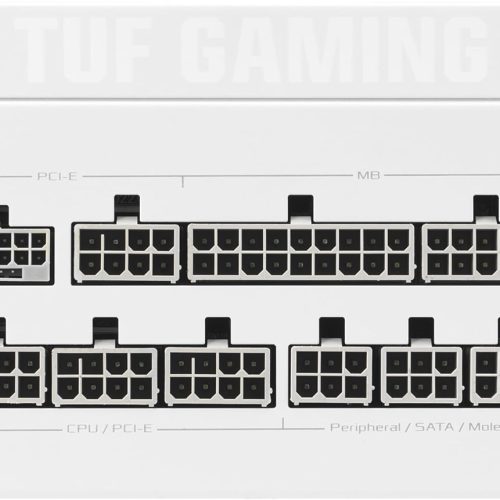 ASUS TUF Gaming 1000W Gold White Edition ATX Power Supply ASUS TUF Gaming 1000W Gold White Edition ATX Power Supply