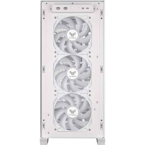 صندوق كمبيوتر العاب  TUF GT302 TG | حجم متوسط | يدعم ATX | من شركة ARGB | Asus | ابيض | طراز TUF GT302 TG 