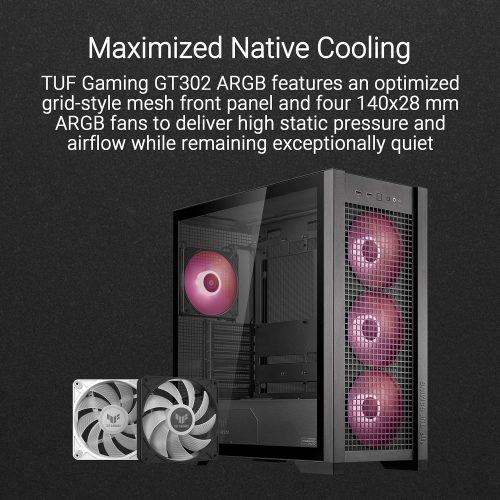 صندوق كمبيوتر العاب TUF GT302 TG | حجم متوسط | يدعم ATX | من شركة ARGB | Asus | ابيض | طراز TUF GT302 TG صندوق كمبيوتر العاب TUF GT302 TG | حجم متوسط | يدعم ATX | من شركة ARGB | Asus | ابيض | طراز TUF GT302 TG