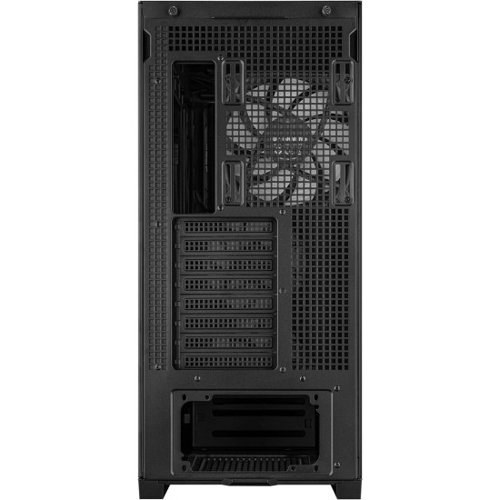 صندوق كمبيوتر العاب  TUF GT302 | حجم متوسط | يدعم ATX | من شركة ARGB | Asus | اسود | طراز H6 Flow Tempered Glass