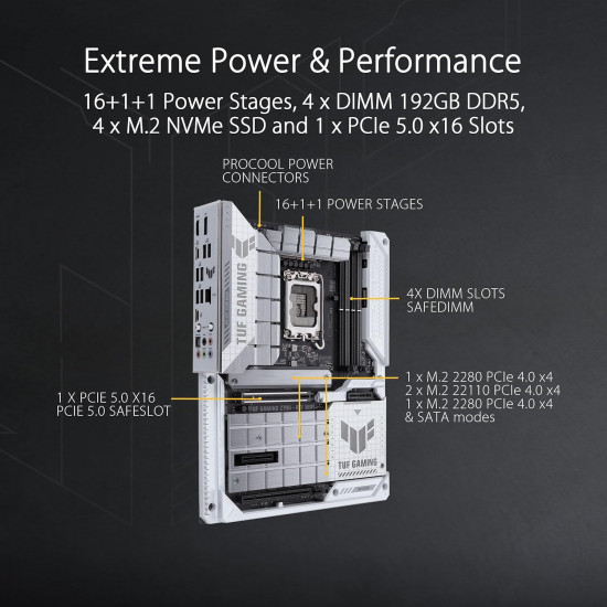 لوحة أم أسوس تاف جيمينج Z790-BTF واي فاي لمقبس إنتل LGA1700 لوحة أم أسوس تاف جيمينج Z790-BTF واي فاي لمقبس إنتل LGA1700