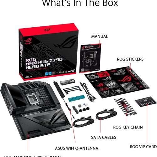 ASUS ROG MAXIMUS Z790 HERO BTF Gaming Mainboard Sockel Intel LGA1700 ASUS ROG MAXIMUS Z790 HERO BTF Gaming Mainboard Sockel Intel LGA1700