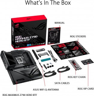 لوحة أم أسوس روج ماكسيموس ROG MAXIMUS Z790 HERO BTF للألعاب بمقبس Intel LGA1700 لوحة أم أسوس روج ماكسيموس ROG MAXIMUS Z790 HERO BTF للألعاب بمقبس Intel LGA1700