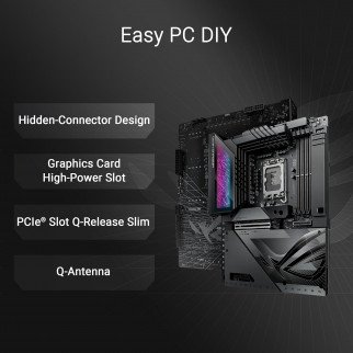 لوحة أم أسوس روج ماكسيموس ROG MAXIMUS Z790 HERO BTF للألعاب بمقبس Intel LGA1700 لوحة أم أسوس روج ماكسيموس ROG MAXIMUS Z790 HERO BTF للألعاب بمقبس Intel LGA1700