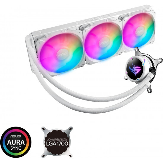 ASUS ROG STRIX LC II 360 ARGB White Edition All-in-One Liquid CPU Cooler