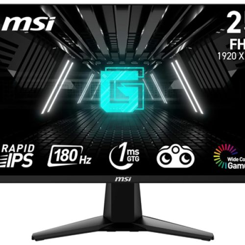 شاشة ام اس اي MSI | بدقة (1920*1080) | مقاس 25 انش | من جيم ام اس أي MSI | لوحة IPS | استجابة 1 مللي ثانية | معدل تحديث 180 هرتز | طراز G255F شاشة ام اس اي MSI | بدقة (1920*1080) | مقاس 25 انش | من جيم ام اس أي MSI | لوحة IPS | استجابة 1 مللي ثانية | معدل تحديث 180 هرتز | طراز G255F