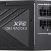  XPG 1000W CORE REACTOR II 80 PLUS Gold ATX 12V Power Supply Unit  Black 