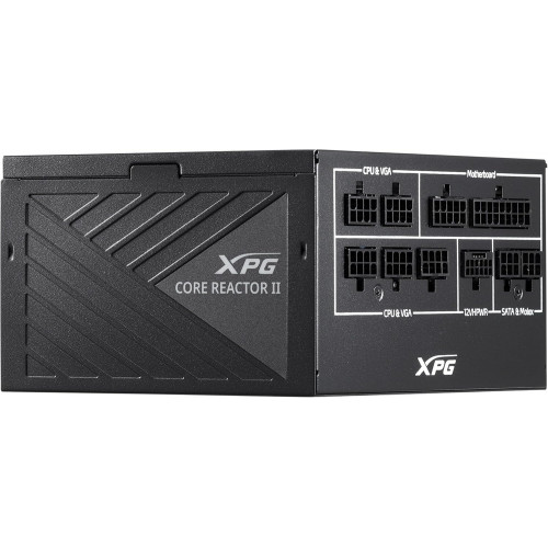  XPG 1000W CORE REACTOR II 80 PLUS Gold ATX 12V Power Supply Unit  Black 