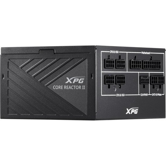  XPG 1000W CORE REACTOR II 80 PLUS Gold ATX 12V Power Supply Unit  Black 