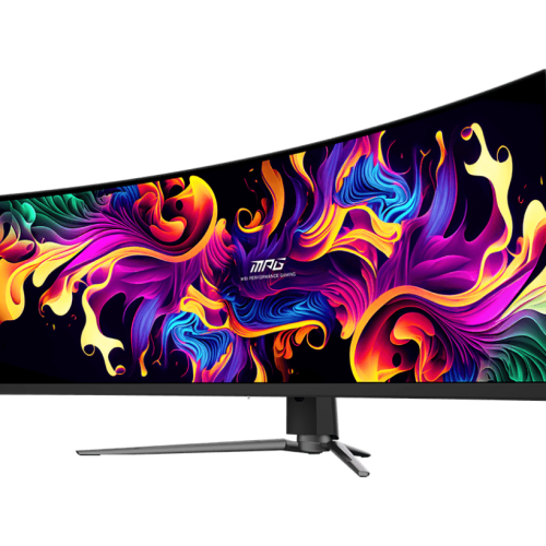MSI MPG 491CQP QD-OLED Curved Gaming Monitor, 49-inch, DQHD (5120 x 1440), 144Hz