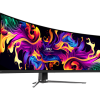 MSI MPG 491CQP QD-OLED Curved Gaming Monitor, 49-inch, DQHD (5120 x 1440), 144Hz