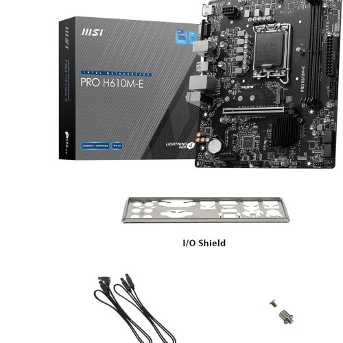 لوحة أم إم إس آي برو H610M-E إنتل | DDR5 لوحة أم إم إس آي برو H610M-E إنتل | DDR5