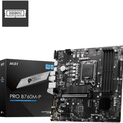 لوحة أم إم إس آي برو B760M-P DDR5 إنتل B760 LGA 1700 ميكرو ATX لوحة أم إم إس آي برو B760M-P DDR5 إنتل B760 LGA 1700 ميكرو ATX