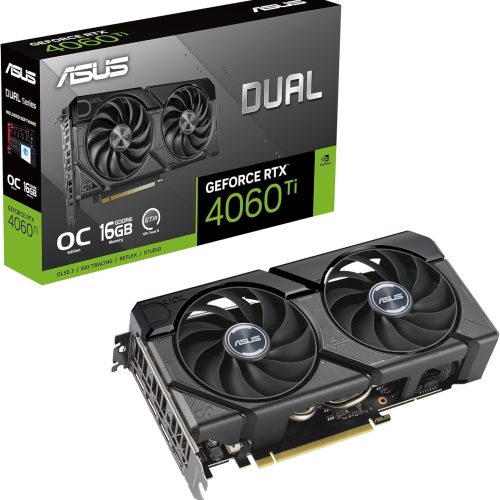ASUS Dual GeForce RTX 4060 Ti EVO OC Edition 16GB GDDR6 Gaming Grafikkarte