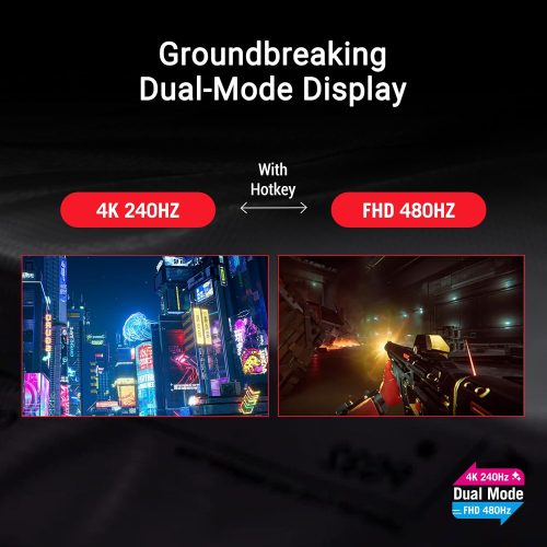 ASUS ROG Swift OLED PG32UCDP 31.5" OLED, Dual Mode (4K 240Hz & FHD 480Hz), 0.03 ms ASUS ROG Swift OLED PG32UCDP 31.5" OLED, Dual Mode (4K 240Hz & FHD 480Hz), 0.03 ms