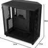 NZXT H6 Flow Tempered Glass ATX Mid-Tower Case - Black