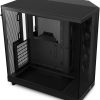 NZXT H6 Flow Tempered Glass ATX Mid-Tower Case - Black