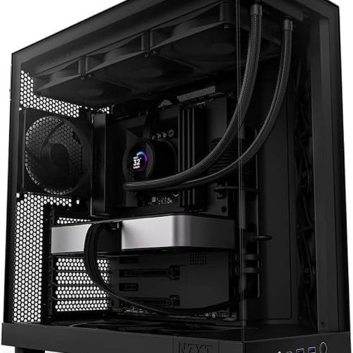 صندوق كمبيوتر العاب H6 Flow Tempered Glass | حجم متوسط | يدعم ATX | من شركة NZXT | اسود | طراز H6 Flow Tempered Glass صندوق كمبيوتر العاب H6 Flow Tempered Glass | حجم متوسط | يدعم ATX | من شركة NZXT | اسود | طراز H6 Flow Tempered Glass