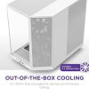 صندوق كمبيوتر العاب H6 Flow Tempered Glass | حجم متوسط | يدعم ATX | من شركة NZXT | ابيض | طراز H6 Flow Tempered Glass صندوق كمبيوتر العاب H6 Flow Tempered Glass | حجم متوسط | يدعم ATX | من شركة NZXT | ابيض | طراز H6 Flow Tempered Glass