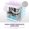 صندوق كمبيوتر العاب H6 Flow Tempered Glass | حجم متوسط | يدعم ATX | من شركة NZXT | ابيض | طراز H6 Flow Tempered Glass صندوق كمبيوتر العاب H6 Flow Tempered Glass | حجم متوسط | يدعم ATX | من شركة NZXT | ابيض | طراز H6 Flow Tempered Glass