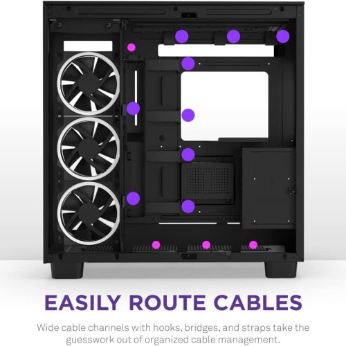 صندوق كمبيوتر العاب H9 Elite RGB | حجم متوسط | يدعم ATX | من شركة NZXT | اسود | طراز H9 Elite صندوق كمبيوتر العاب H9 Elite RGB | حجم متوسط | يدعم ATX | من شركة NZXT | اسود | طراز H9 Elite