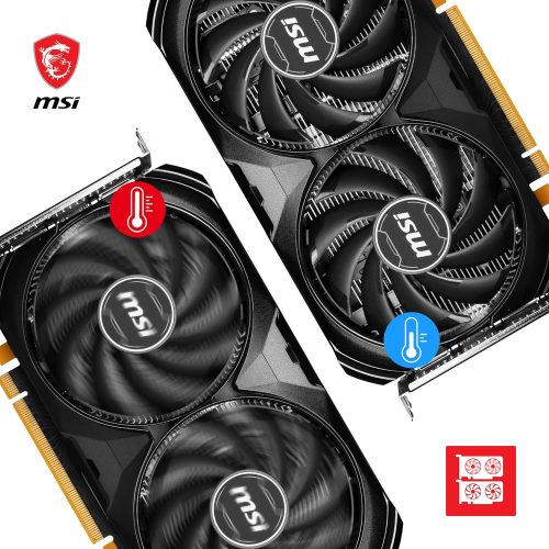 MSI GeForce RTX 4060 Ventus 2X OC 8GB GDDR6 PCI-Express Graphics Card MSI GeForce RTX 4060 Ventus 2X OC 8GB GDDR6 PCI-Express Graphics Card