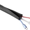 GAMEON GO-5374 Flexible Cable Wrap Sleeve with Hook and Loop Fastener - 85mm/3.3" Width - Black GAMEON GO-5374 Flexible Cable Wrap Sleeve with Hook and Loop Fastener - 85mm/3.3" Width - Black