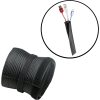 GAMEON GO-5374 Flexible Cable Wrap Sleeve with Hook and Loop Fastener - 85mm/3.3" Width - Black