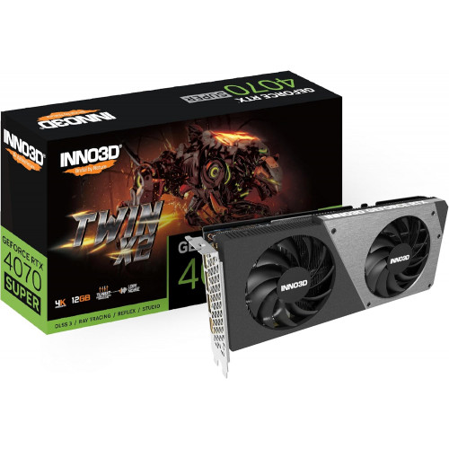 INNO3D GeForce RTX 4070 SUPER Twin X2 12GB GDDR6 Graphics Card