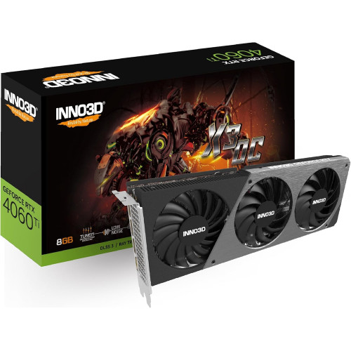 INNO3D Geforce RTX 4060 TI X3 OC NVIDIA 8 GB GDDR6 DL