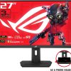 شاشة العاب أسوس روج ستريكس ASUS ROG Strix | بدقة (2560x1440) | مقاس 27 انش | من اسوس Asus | لوحة  IPS| استجابة  1مللي ثانية | معدل تحديث 180 هرتز |  طراز XG27ACS