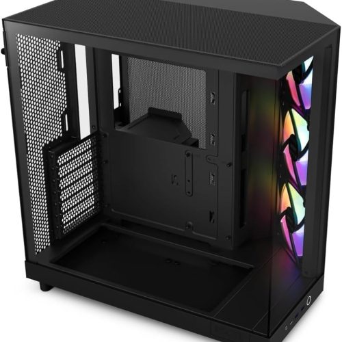 NZXT H6 FLOW BLACK RGB CASE NZXT H6 FLOW BLACK RGB CASE