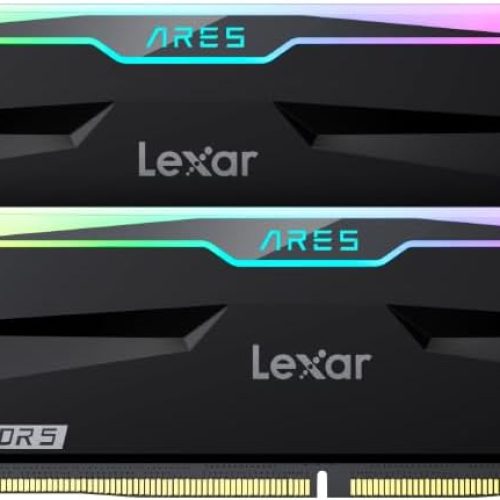 رام ليكسار Lexar 32GB 2x16GB ARES RGB DDR5 RAM 7200MT/s CL34 Desktop Memory
