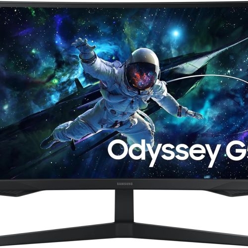 شاشة العاب Odyssey | بدقة QHD (2560x1440) | مقاس 27 انش | تقنية AMD فري سينك | من شركة سامسونج Samsung | معدل تحديث 144هرتز | استجابة 1 مللي ثانية | منحنية | طراز G5 G55C شاشة العاب Odyssey | بدقة QHD (2560x1440) | مقاس 27 انش | تقنية AMD فري سينك | من شركة سامسونج Samsung | معدل تحديث 144هرتز | استجابة 1 مللي ثانية | منحنية | طراز G5 G55C