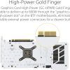 ASUS TUF Gaming GeForce RTX 4070 Ti SUPER BTF White OC Edition 16GB GDDR6X ASUS TUF Gaming GeForce RTX 4070 Ti SUPER BTF White OC Edition 16GB GDDR6X