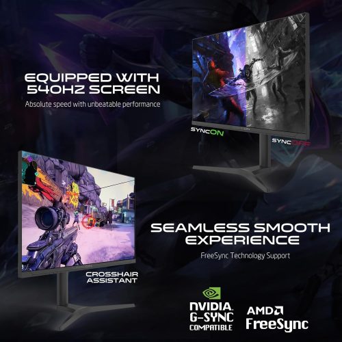 GAMEON GOTX27FHD540IPS Titan Pro X Series 27" FHD, 540Hz, MPRT 0.5ms, HDMI 2.1, Fast IPS Gaming Monitor (Support PS5) Black GAMEON GOTX27FHD540IPS Titan Pro X Series 27" FHD, 540Hz, MPRT 0.5ms, HDMI 2.1, Fast IPS Gaming Monitor (Support PS5) Black