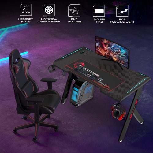 طاولة العاب جيم اون GAMEON GO-Hawksbill Series | أضواء RGB | حجم 120x60x72 سم | طراز GO-Hawksbill طاولة العاب جيم اون GAMEON GO-Hawksbill Series | أضواء RGB | حجم 120x60x72 سم | طراز GO-Hawksbill