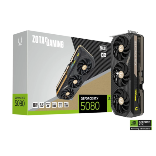 كرت شاشة زوتاك  Zotac GeForce RTX 5080 SOLID 16GB