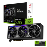 كرت شاشة اسوس روج استرال RTX 5090 ذاكرة 32GB مكسور السرعة ROG Astral GeForce RTX 5090 GDDR7 OC