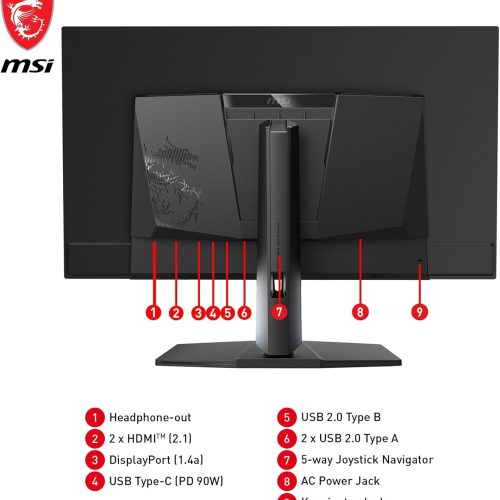 شاشة الألعاب ام اس اي ماج 321URX QD-OLED بحجم 31.5 بوصة 4K UHD ومعدل تحديث 240 هرتز MSI MPG 321URX QD-OLED 31.5" 4K UHD 240Hz شاشة الألعاب ام اس اي ماج 321URX QD-OLED بحجم 31.5 بوصة 4K UHD ومعدل تحديث 240 هرتز MSI MPG 321URX QD-OLED 31.5" 4K UHD 240Hz