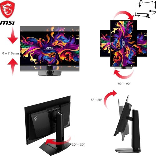 شاشة الألعاب ام اس اي ماج 271QPX QD-OLED بحجم 27 بوصة دقة WQHD معدل تحديث 360 هرتز وزمن استجابة 0.03 مللي ثانية MSI MAG 271QPX QD-OLED 27-Inch WQHD 360Hz 0.03ms شاشة الألعاب ام اس اي ماج 271QPX QD-OLED بحجم 27 بوصة دقة WQHD معدل تحديث 360 هرتز وزمن استجابة 0.03 مللي ثانية MSI MAG 271QPX QD-OLED 27-Inch WQHD 360Hz 0.03ms