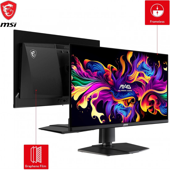 شاشة الألعاب ام اس اي ماج 271QPX QD-OLED بحجم 27 بوصة دقة WQHD معدل تحديث 360 هرتز وزمن استجابة 0.03 مللي ثانية MSI MAG 271QPX QD-OLED 27-Inch WQHD 360Hz 0.03ms شاشة الألعاب ام اس اي ماج 271QPX QD-OLED بحجم 27 بوصة دقة WQHD معدل تحديث 360 هرتز وزمن استجابة 0.03 مللي ثانية MSI MAG 271QPX QD-OLED 27-Inch WQHD 360Hz 0.03ms