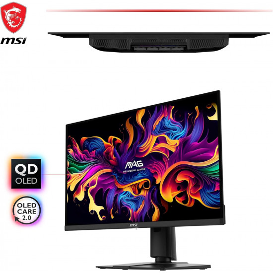 شاشة الألعاب ام اس اي ماج 271QPX QD-OLED بحجم 27 بوصة دقة WQHD معدل تحديث 360 هرتز وزمن استجابة 0.03 مللي ثانية MSI MAG 271QPX QD-OLED 27-Inch WQHD 360Hz 0.03ms شاشة الألعاب ام اس اي ماج 271QPX QD-OLED بحجم 27 بوصة دقة WQHD معدل تحديث 360 هرتز وزمن استجابة 0.03 مللي ثانية MSI MAG 271QPX QD-OLED 27-Inch WQHD 360Hz 0.03ms