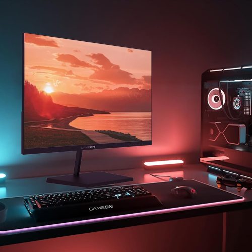 شاشة العاب جيم اون GB22F75  مقاس 22 هرتز 75 هرتز   GAMEON GB22F75 Basic Series Gaming Monitor