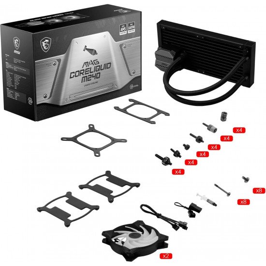 مبرد مائي مفتوح ام اس اي ماج MSI MAG Coreliquid M240 CPU Liquid Cooler