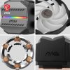 مبرد مائي مفتوح ام اس اي ماج MSI MAG Coreliquid M240 CPU Liquid Cooler مبرد مائي مفتوح ام اس اي ماج MSI MAG Coreliquid M240 CPU Liquid Cooler