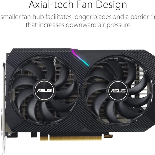 ASUS Dual GeForce RTX 3050 OC V2 8GB Graphics Card (DUAL-RTX3050-O8G-V2 ASUS Dual GeForce RTX 3050 OC V2 8GB Graphics Card (DUAL-RTX3050-O8G-V2