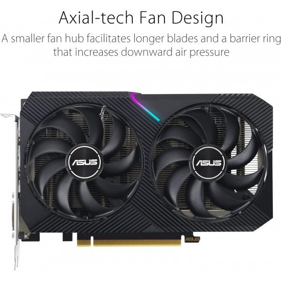 ASUS Dual GeForce RTX 3050 OC V2 8GB Graphics Card (DUAL-RTX3050-O8G-V2 ASUS Dual GeForce RTX 3050 OC V2 8GB Graphics Card (DUAL-RTX3050-O8G-V2